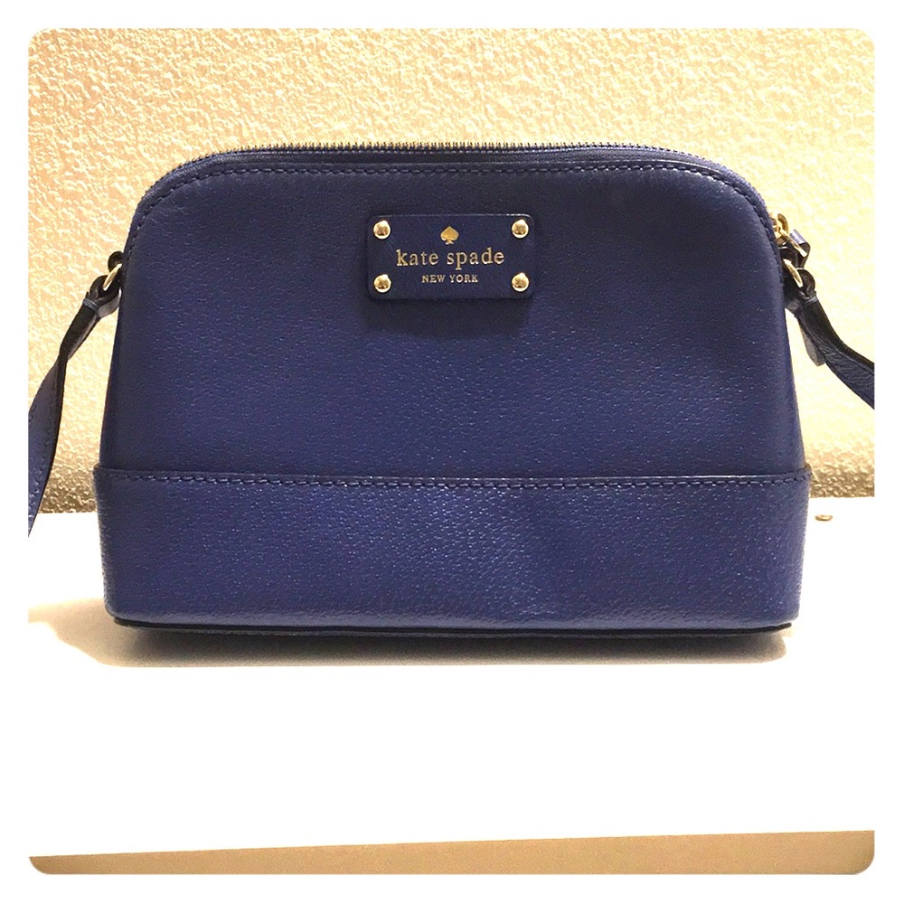 Pretty blue cross body. Like new. Kate Spade.